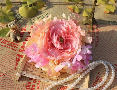 China Decor Wedding Bouquet Flower Lotus Flower Artificial Flower Garland As Cute Home Decor for sale