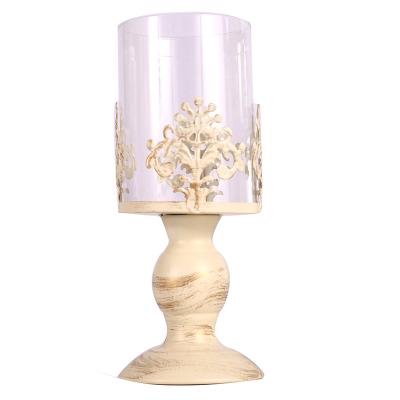 China White Decorative Weddings Candlestick Stand Decoration For Wedding Table Centerpiece Home Flowers Wedding Decor for sale