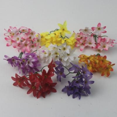 China Wedding Decorative Artificial Flower Head Flower Garland Silk Bouquet Flower Head for sale