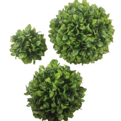 China Home Plastic Wedding Store Super Market Grass Ball Artificial Flower Decorative Plastic Decor for sale