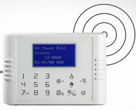 China Quad-Band Dual Network Touch Keypad LCD Display Wireless Alarm System for sale