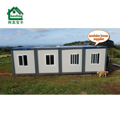 China Modern With Mezzanine Roof Movable Portable Prefab Home Temporary Housing for sale