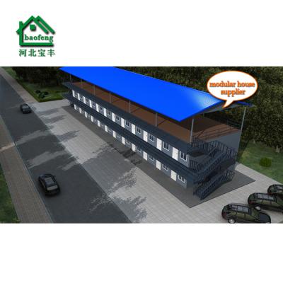 China Government Office Modern Two Storey Project Prefab Modular Container House for sale