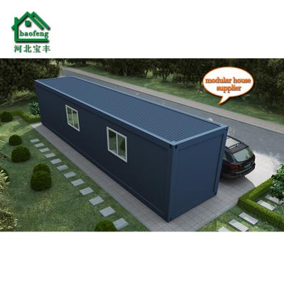 China Modern Waterproof Prefab Building Energy Beach Strong Real Estate 40ft Container Homes for sale