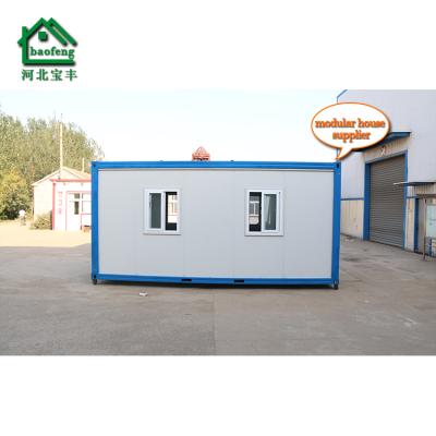 China Modern baofeng china 20ft prefab portable container house in santos for sale