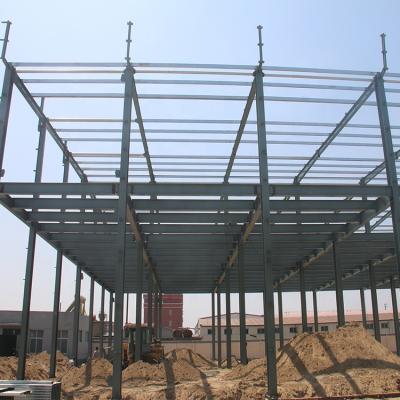 China Modern Fabricated Warehouse Light Steel Truss Warehouses Steel Structure for sale