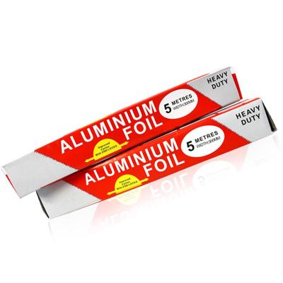 China Household Eco-friendly Food Aluminum Foil Paper Barbecue Aluminum Foil Baking Roll for sale