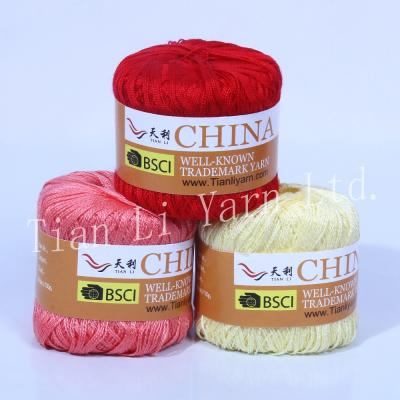 China Hand knitting lace yarn for crochet knitting yarn for sale