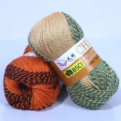 China Sustainable wool and acrylic yarn hand knitting yarn spinning mills for sale