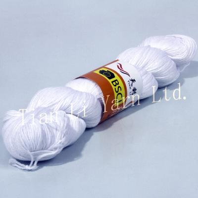 China Viable Lace Cotton Yarn Undyed Crochet Yarn for sale