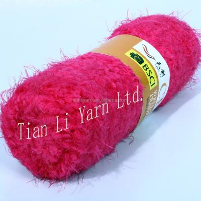 China Fashionable Novelty Yarn Soft Touch Fur Yarn for sale