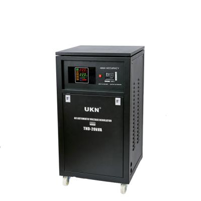 China New SVC UKN 220V Brand TND-10000VA Single Phase Servo Motor AC Power Automatic Voltage Regulator for sale