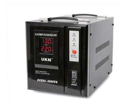 China Single SVC Relay Control Phase220V AC Stabilizer 10KW Automatic Static Voltage Regulator For Home for sale