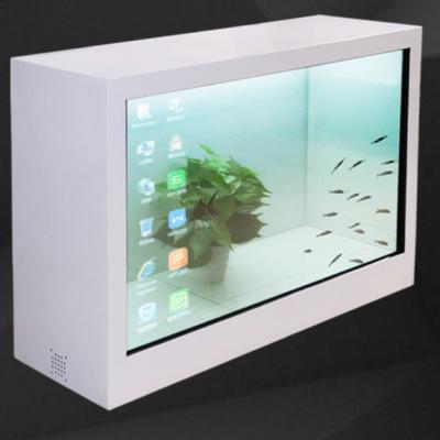 China Display Storage Wholesale Digital Display LCD Panel Touch Screen Cabinet Transparent Digital Signage Advertising LCD Display Showcase for sale