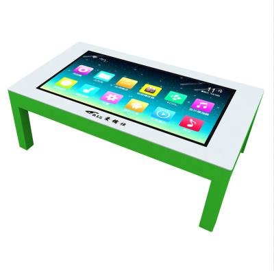 China Smart Coffee Table Advertising Players Touch Table With LCD Kiosk Display Touch Screen For Living Room Home Conference for sale