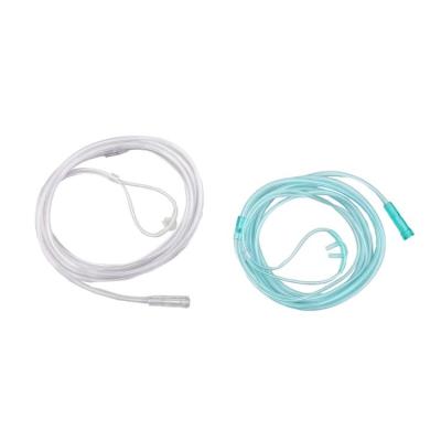 China Best Selling Medical Oxygen PVC Disposable PVC Oxygen Nasal Tube Catheter Nasal Cannula for sale