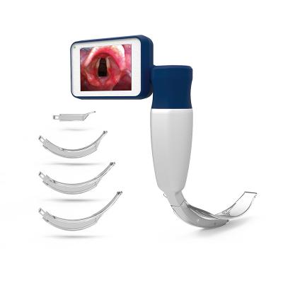 China High Performance Acrylic Waterproof Digital Portable Medical Anesthesia Video Laryngoscope With Disposable Blade for sale