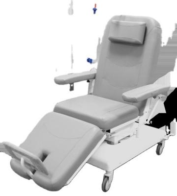 China Space Saving Hospital Dialysis Blood Donation Chair Electric Hemodialysis Chair With One Adjustable Knob for sale