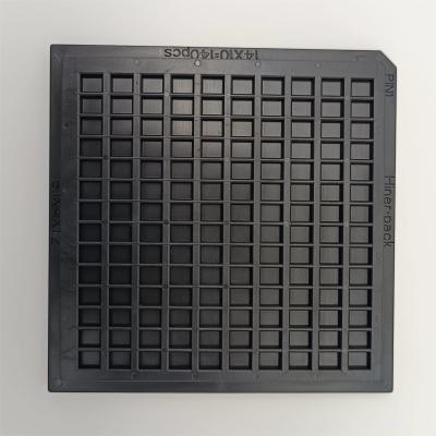 China ABS schwärzen Chips die 4 Zoll-Waffel-Satz-Tray Suitable For Micros IC zu verkaufen