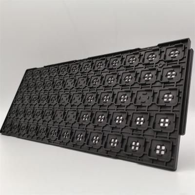 China Injection Moulding MPPO Bare Die Tray Stackable ESD JEDEC Bearing Tray for sale