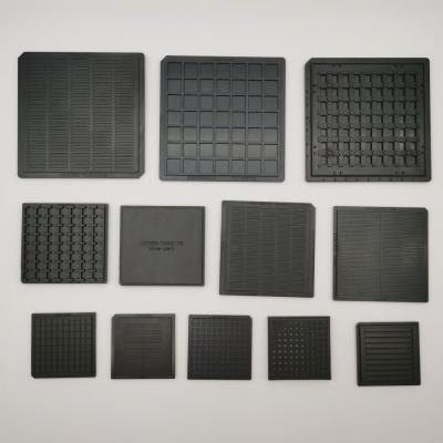 China ABS schwarzer Waffel-Satz Chip Trays zu verkaufen