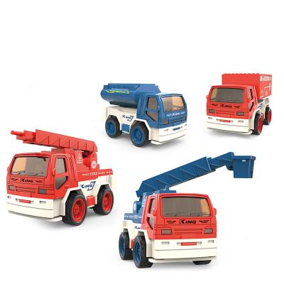 China Simulation Model Kids Diecast Vehicles Plastic Truck Toy Car Engineering Toys for sale