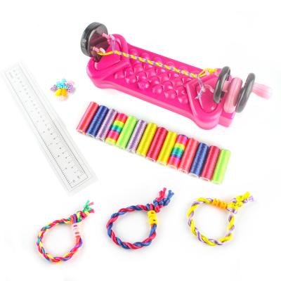 China Knitting Gift/Gift for Kids Girls Kids Girls Easy Activity Hand Rope Hair Braider Automatic Braiding Machine Toys DIY Kit Beads Set Crafts Bracelet for sale