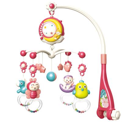 China Multifunctional Remote Control Musical Toy Hutch Mobile Hanging Baby Music Bed Bell Baby Rattle Baby Sleep Music Bed Bell for sale