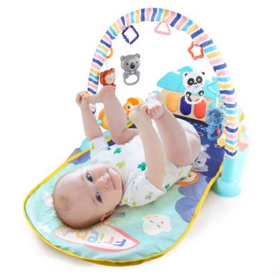 China Musical Pedal Toy Mat Educational Baby Piano Stand Mat Comfortable Baby Gym Play Mat Activity Fitness Sleeping Game for sale