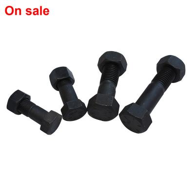 China High Tensile High Tensile China m40 m28 m16 Plow Track Shoe Hex Flange Black 8.8 Steel Gradestandard Size Bolts And Nuts for sale