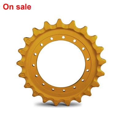 China Excavator Bulldozer Loader Undecarriage Parts JCB Mini Excavator Drive Sprocket Bulldozer Spare Parts Chain Sprocket Segment d5 pc130 d8k 6y4898 for sale