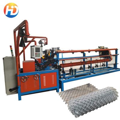 China Full Automatic Diamond Wire Mesh Fast Speed ​​Double Wire Mesh Machine Rhomboidal Weaving Maker for sale