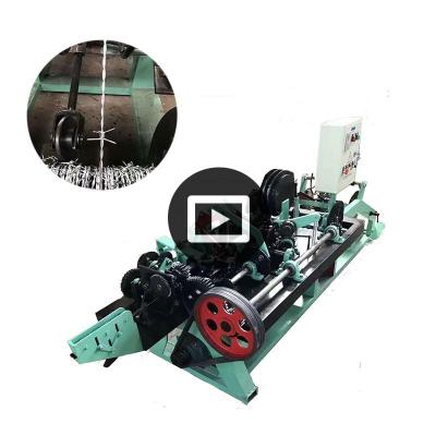 China Building Material Shops Double Strands Barbed Wire Mesh Machine / Razor Blade Making for sale