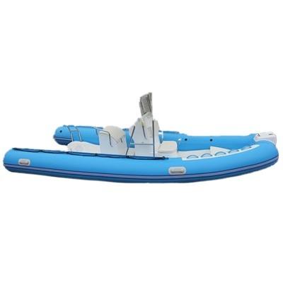 China Water Entertainment RIB-540 Sky Blue Rib Boats Rigid Durable Taiwan Hypalon Fishing Boat for sale