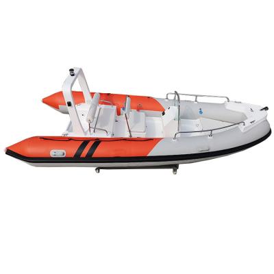 China Water entertainment pvc rib boat hypalon boats factory direct sale made in china fiberglass hull rib boats for sale