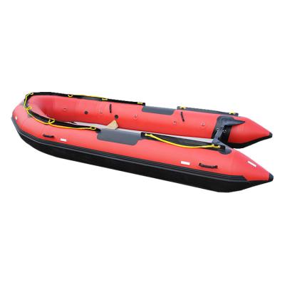 China PVC Inflatable Ribbed Boat Kayak Fishing Folding Boat Party Boats for sale