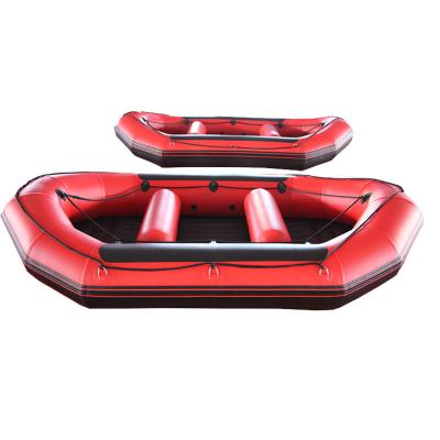 China PVC Inflatable Raft Air Boat Rowing PVC Hypalon Material Boat. for sale