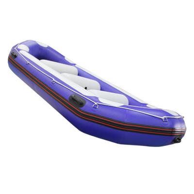 China PVC Freshwater Fishing Foldable Inflatable Rowing Boat for sale