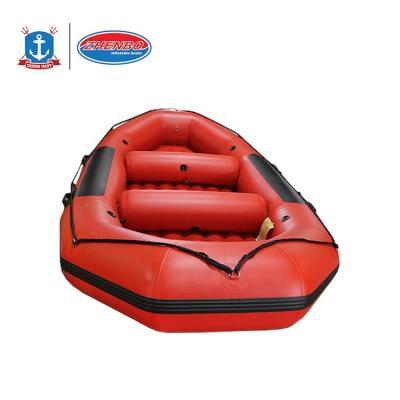 China PVC Inflatable Drift Boat Rowing Boat 4-6 People Pack Raft for sale