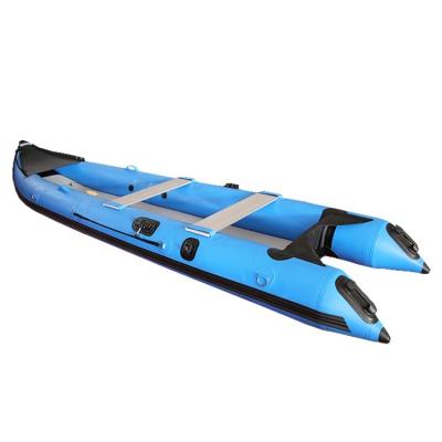 China PVC Kayak 0.9mm 1.2mm PVC Air Inflatable Boat New Style 470 Kaboat for sale