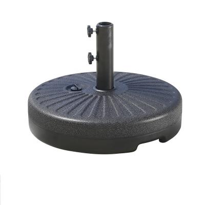 China BH-039 Modern Leisure Yard Steel HDPE Plastic Patio Garden Outdoor Hotel Umbrella Base for sale