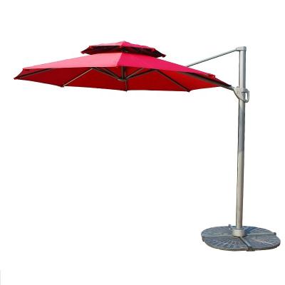 China 360 Degree BH-023 Luxury High Quality Modern Rotating Outdoor Garden Patio Pendant Roma Umbrella Medium for sale