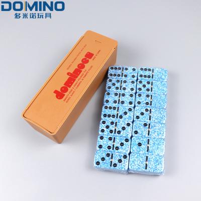 China Double Six Elegant Green Marble Effect Domino Factory Supply Directly for sale