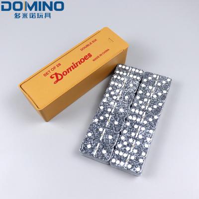 China Elegant low cost high quality marble domino set 39*20*5.5mm with plastic box for sale