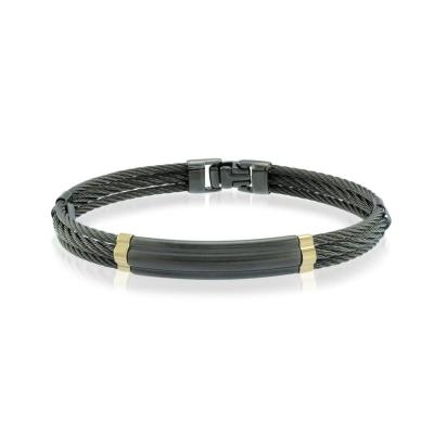 China Retro Mens Woven Leather Bracelet With Magnetic Buckle Unisex Fashion Charm Bracelets for sale