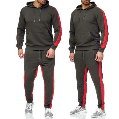 China Wholesale Men's Plus Size Anti-Shrink Sportswear Sweatsuit Hoodie And Pant Set for sale