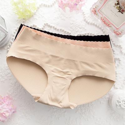 China Lady New Antibacterial Sexy Photo Push Butt Shaper Body Foam Padded Invisible Panties Bra Panti for sale