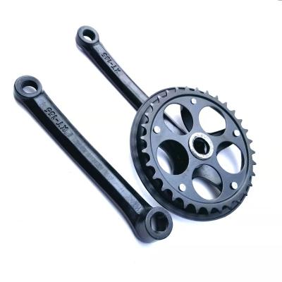 China Mountain Bikes Bicycle Super Light Steel Crankset Bicycle Crank And Cogwheel for sale