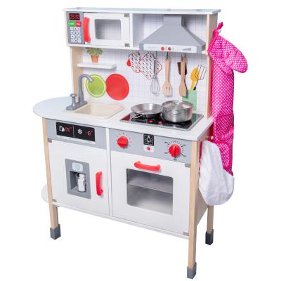 China European-style large water kitchen toy simulation water outlet kitchen play house cooking kitchen tableware set toy for sale