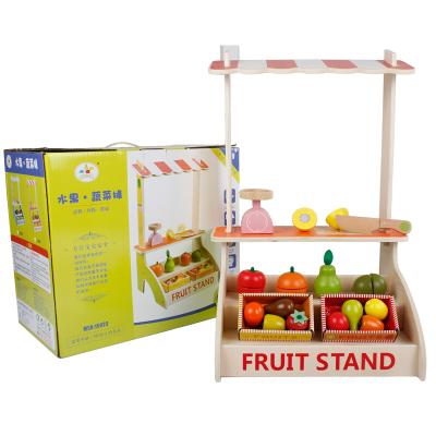 China Happy Metal Kitchen Toys Cooking Early Education To Know Children Play House Games Fruit Rack Toys for sale